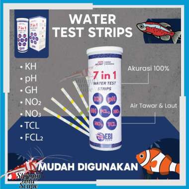 Ebi KH GH Nitrit Nitrat Klorin Water Test Kit Aquarium / Alat Tes Air