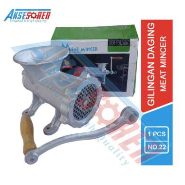 Aksesoren Gilingan Daging Manual / Meat Mincer Manual / Mesin Penggiling Daging Cincang Putar Giling