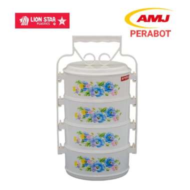 LION STAR Rantang Plastik Ukir Susun-4