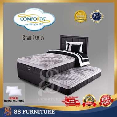 SpringBed Comforta Sorong STAR FAMILY Set Spring Bed Kasur Tingkat Anak 120x200