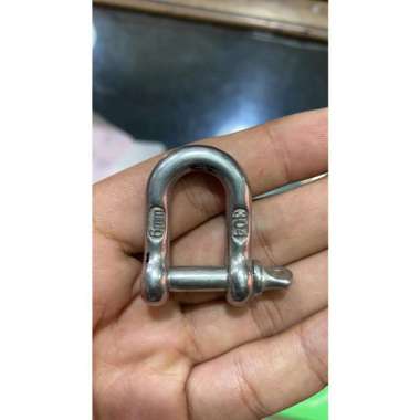 Segel D Stainless 6 mm/ D Shackle Clamp