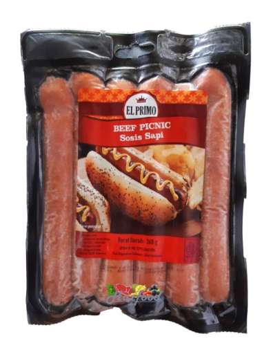 Sosis El Primo Beef Picnic | Sosis Sapi gr