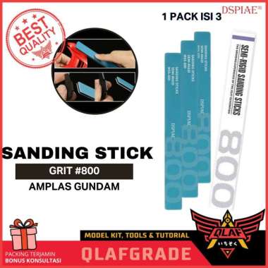 Sanding stick 800 isi 3pcs MSS-800 Semi-Rigid Sanding Sticks dspiae
