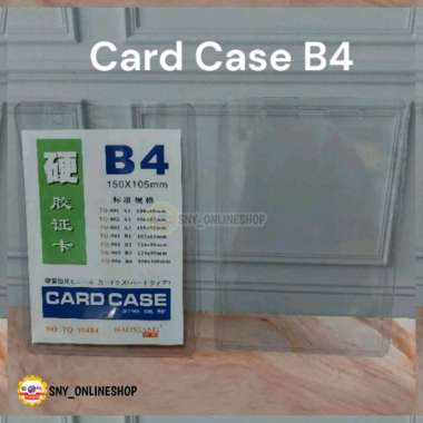 20pcs Card Case B4 Kartu ID Card Panitia Name Tag Plastik 150×105mm