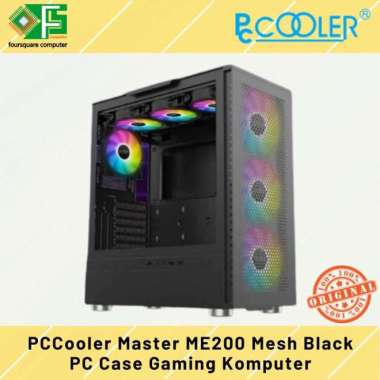 Casing Komputer Gaming PCCOOLER Master ME200 Black / Hitam | PC Case