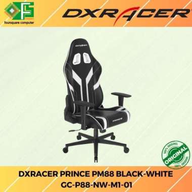 Kursi Gaming DXRACER PRINCE PM88 BLACK - WHITE (GC-P88-NW-M1-01)