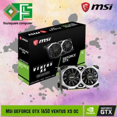 MSI GeForce GTX 1650 Ventus XS 4G OC - 4GB GDDR5