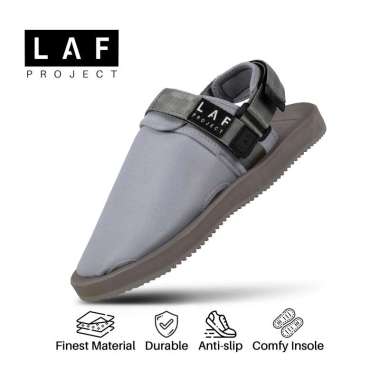 Sandal Slide Slip On Casual Flip Flop Original Ctomo Grey LAF 39