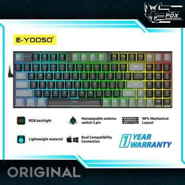 E-Yooso Z-19 Hotswap RGB Red Brown Switch | Keyboard Mechanical Gaming Red Switch