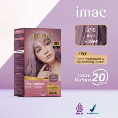 IMAC Permanent Hair Color Pewarna Rambut Cat Rambut Ash Violet