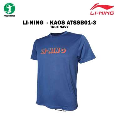 Kaos Jersey Badminton Lining ATSSB01 T Shirt ATSSB01 - Ture Navy XXL