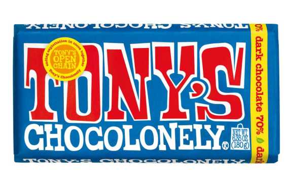 TONY'S DARK CHOCOLATE 70% 180GR