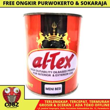 1 KG /ALTEX Cat Dasar Meni Besi Anti Karat Zinc Chromate Primer Kaleng