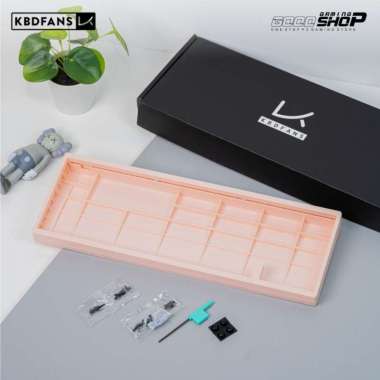 KBDFANS KBD67 Lite R4 ABS Plastic Case - Mechanical Keyboard DIY Kit Bonnie Cream