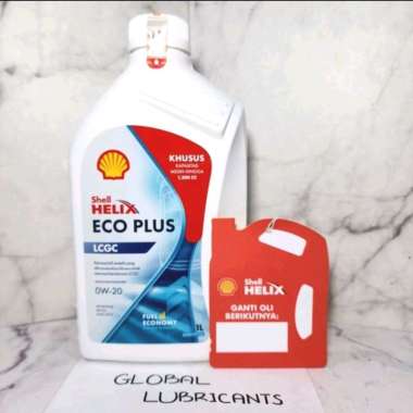 Shell Helix ECO PLUS 0W-20 1 Liter (Oli Mesin LCGC Full Synthetic)