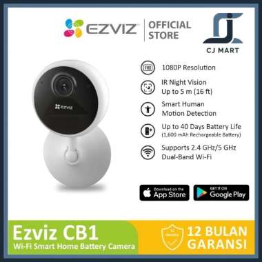 Ezviz CB1 Smart Home WiFi Battery IP Camera CCTV Indoor Type C