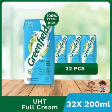 Promo Harga Greenfields UHT Full Cream 200 ml - Blibli