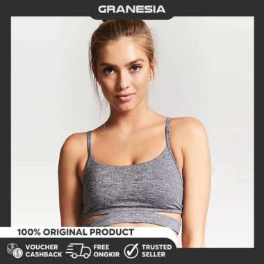 Forever 21 Webbed Sport Bra FSB044|Sport Bra Olahraga Fitness Yoga Bra L