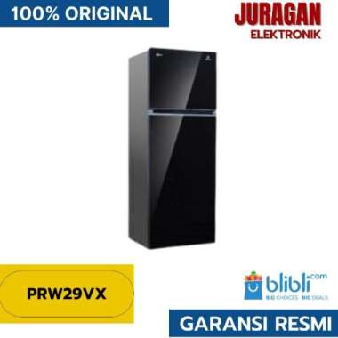 Kulkas Polytron PRW 29 VX Lemari Es 2 Pintu PRW29VX Inverter
