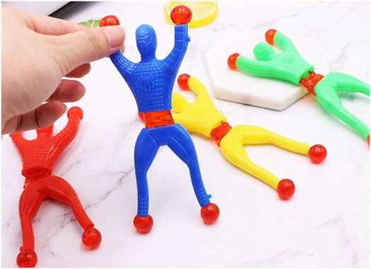 Mainan Anak Spiderman Panjat Dinding Premium/ Mainan Lempar Anak