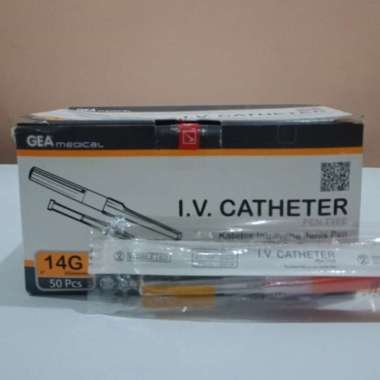 IV Catheter 14G 14 16G 16 / Abocath GEA / Jarum Infus GEA per box Multicolor