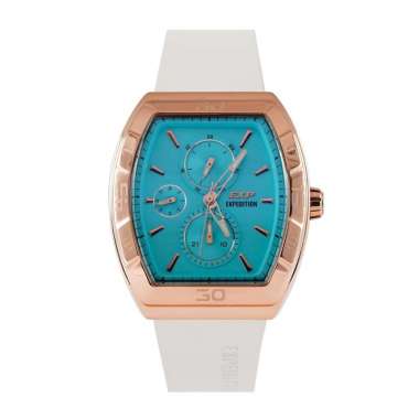 Jam Tangan Wanita Expedition 6800 / E 6800 / E6800 Rubber Original ROSEGOLD BLUE
