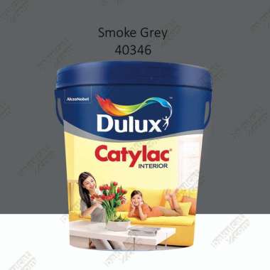 Cat Dinding Dulux Catylac Interior Netto 5 kg - Smoke Grey 40346