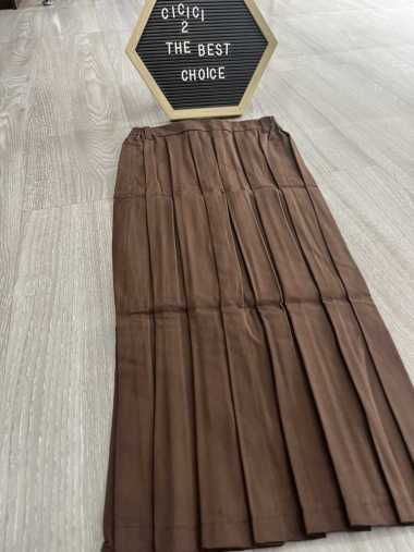 Rok Pramuka SD Rempel Panjang Seragam Sekolah Size XL Coklat pramuka