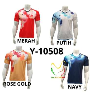 BAJU BULUTANGKIS BADMINTON JERSEY 10508 IMPORT L MERAH