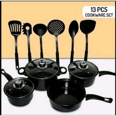 ZS SHENARSERBAUNIK Peralatan Memasak Set panci set 13 dan 7 pcs - perlengkapan masak panci set 13 da