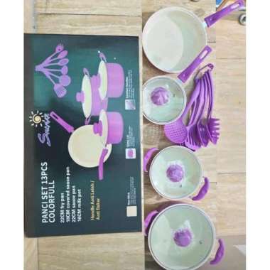 ZS SHENARSERBAUNIK Peralatan Memasak Set panci set 13 dan 7 pcs - perlengkapan masak panci set 13 da