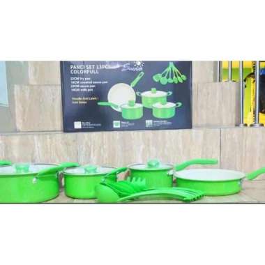ZS SHENARSERBAUNIK Peralatan Memasak Set panci set 13 dan 7 pcs - perlengkapan masak panci set 13 da