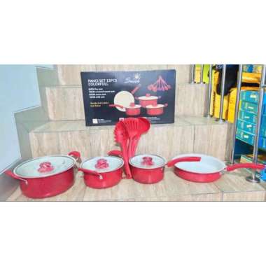 ZS SHENARSERBAUNIK Peralatan Memasak Set panci set 13 dan 7 pcs - perlengkapan masak panci set 13 da