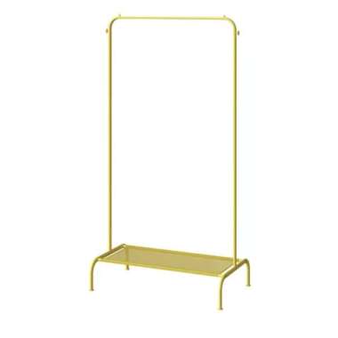 Rak Besi Gantungan Pakaian/Rak Baju Gawang Tempat Sepatu 147cm_Kuning