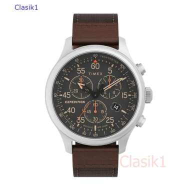 TIMEX TW4B26800 Expedition Field Jam Tangan Pria Brown Fabric Garansi Resmi 1 Tahun