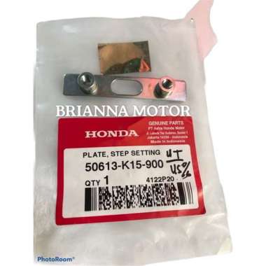 PLATE STEP SETTING MUR KARET FOOT STEP CB150R ORI HONDA 50613 K15 900