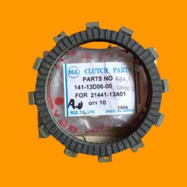 kampas kopling rgr original fcc - cluthplate rgr original - kampas kopling satria f fu fcc