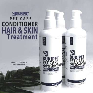 BUKIPET Shampo Kucing Anti Jamur Shampoo Anti Rontok Perawatan Bulu & Kulit – Bukipet Hair & Skin Tr