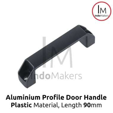 Aluminium Profile Door Handle / Pegangan Pintu Profil Plastic 90mm