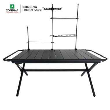 Consina Alloy Table Meja Lipat Camping Outdoor| Outbound Campervan