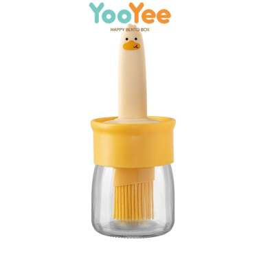 Yooyee Botol Minyak Kecap Saus Dengan Kuas BL2320 Kitchen Oil Bottle with Silicon Brush/Tempat Penyi