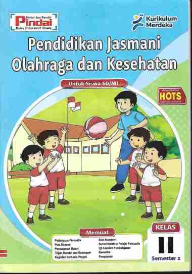 Buku LKS PJOK Kelas 2 SD/MI kurikulum Merdeka Semester 2