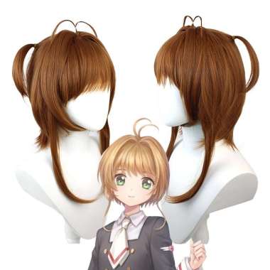 Verish LOL-27 wig cardcaptor sakura kinomoto rambut cosplay karakter anime
