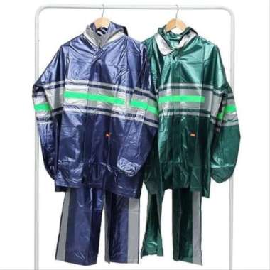 JAS HUJAN Setelan Elmondo Fortuna Jaket Celana 912 Promo TERMURAH Hijau