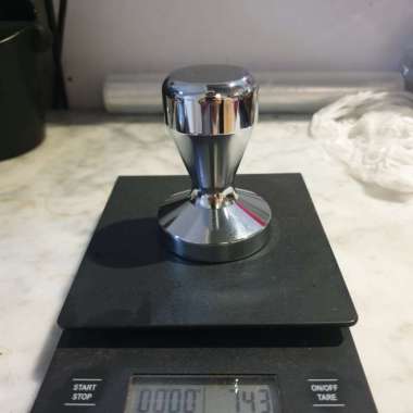 TAMPER COFFEE STAINLESS STEEL. TAMPER KOPI ESPRESSO. COFFEE TAMPER - LORENA 58mm
