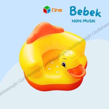 Kursi Pompa Bayi Sofa Tiup Tempat Duduk Bayi Balon Bebek Merak Bebek Biasa
