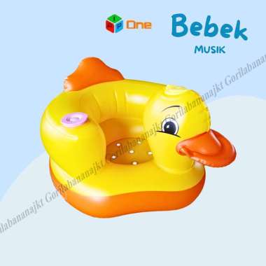 Kursi Pompa Bayi Sofa Tiup Tempat Duduk Bayi Balon Bebek Merak Bebek Musik