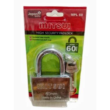 MITSUI MPL60 / Gembok Mitsui 60mm / Gembok Rumah / Gembok Pagar