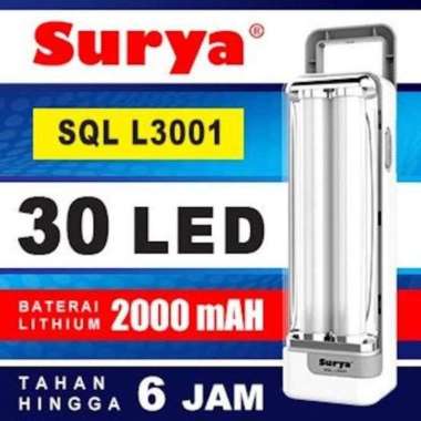 lampu darurat Surya SQL L3001 / lampu LED emergency / lampu cas surya