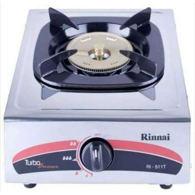 RINNAI RI-511 T KOMPOR GAS 1 TUNGKU / KOMPOR GAS 1 TUNGKU API TURBO RINNAI RI 511 T / RINNAI RI511T
